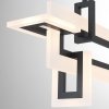 Lampa wisząca kątowa prostokątna INIZIO QN-INIZIO-LP-S-BK matowa czerń wyspowa jadalniana LED 46W 3000K